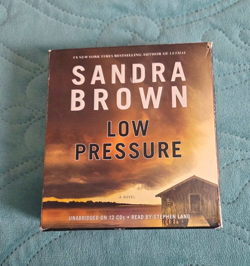 Sandra Brown Low Pressure Novel by CD Audio Book 13 Hours
